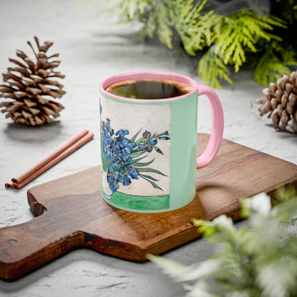 Irises by Vincent Van Gogh Colorful Mugs (11oz, 15oz)