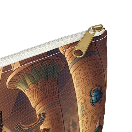 The Egyptian Priestess Cats Flat Pouch – Temple Guardians & Ancient Grace