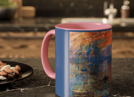 Sunrise by Claude Monet Colorful Mugs (11oz, 15oz)