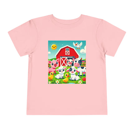 Happy Barnyard Morning Toddler Short Sleeve Tee