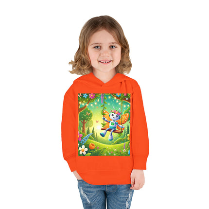 Robot Fairy Toddler Pullover Fleece Hoodie