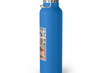 Collection decors et couleurs Pl.03 by Georges Valmiers Copper Vacuum Insulated Bottle, 22oz