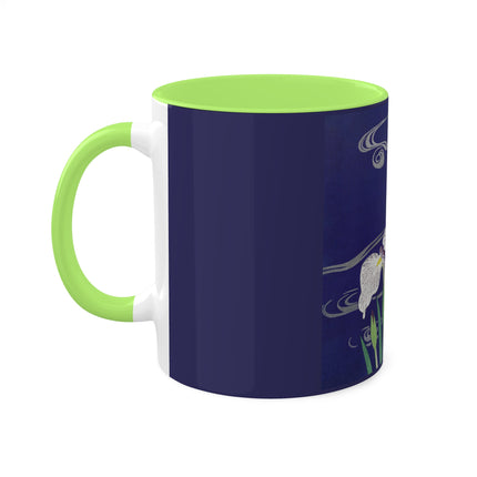 Irises by Kogyo Tsukioka Colorful Mugs, 11oz