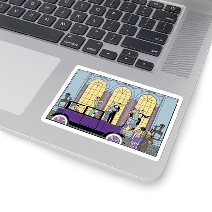 Au Revoir by George Barbier Kiss-Cut Stickers (4 Sizes)