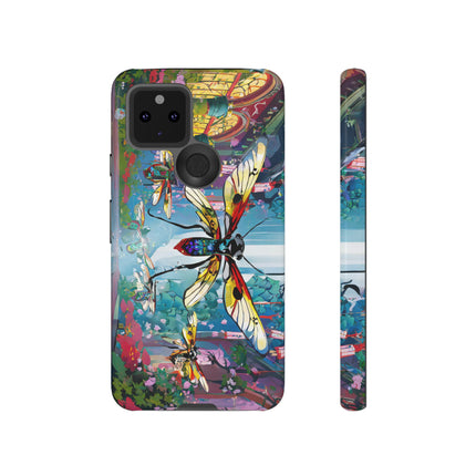 Neon Swarm Phone Cases