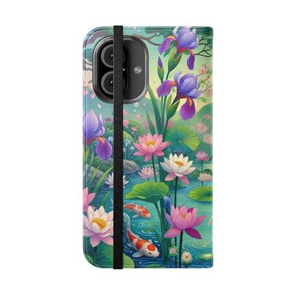 Fairy of the Koi Pond Flip Case – Mystical Harmony & Pond Enchantment