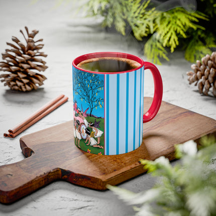 Enchanted Easter Gathering Colorful Mugs (11oz, 15oz)
