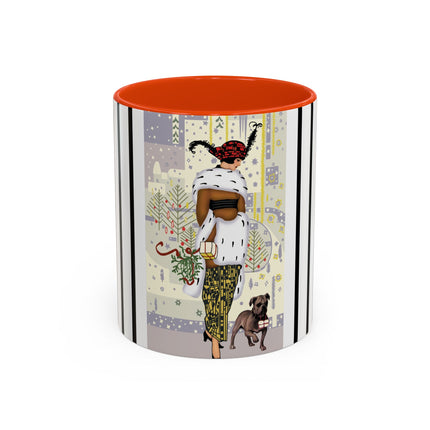 Wrapped in Elegance Colorful Mugs (11oz, 15oz)