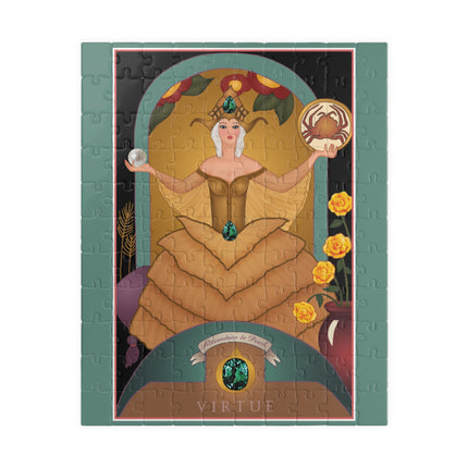 June & Pearl, Alexandrite (from the Gem Series) by Sofia Chiostri Puzzle (110, 252, 500-Piece)