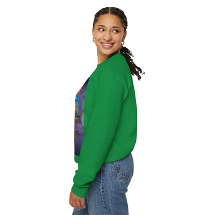 Whimsical Halloween Mischief Unisex Heavy Blend™ Crewneck Sweatshirt