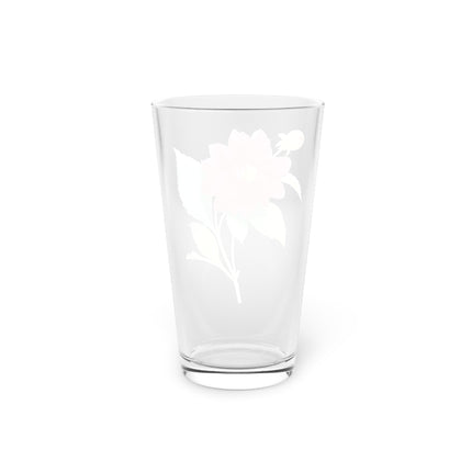 Dahlia Botanical Illustration by Pierre-Joseph Redouté Glass, 16oz