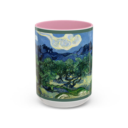 Olive Trees by Vincent Van Gogh Colorful Mugs (11oz, 15oz)
