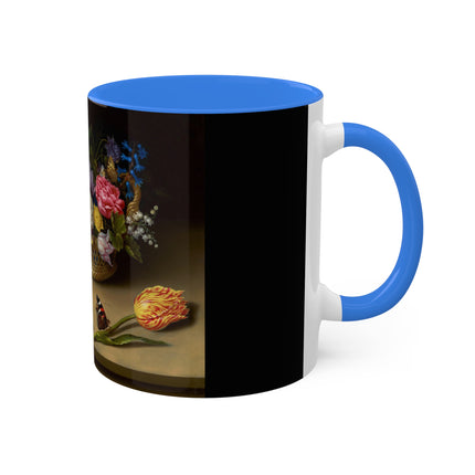 Flower Still Life by Ambrosius Bosschaert Colorful Mugs, 11oz