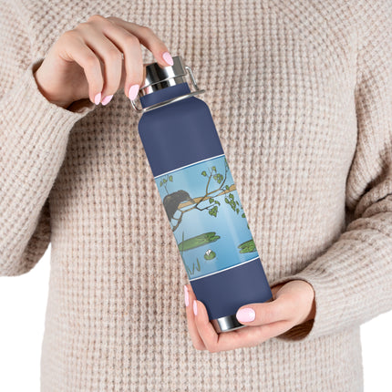The Crow and the Frog Copper Vacuum Insulated Bottle, 22oz