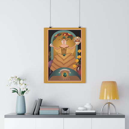 June & Pearl, Alexandrite (from the Gem Series) by Sofia Chiostri Giclée Art Print