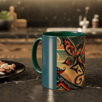 Dragon Fairy of the Temple Colorful Mugs (11oz, 15oz)