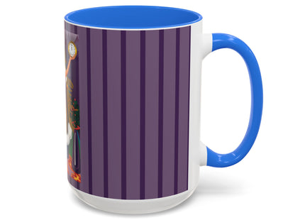 Countdown to Christmas Elegance Colorful Mugs (11oz, 15oz)