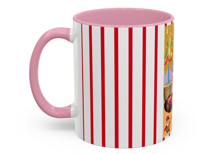 Art Deco Christmas Colorful Mugs (11oz, 15oz)