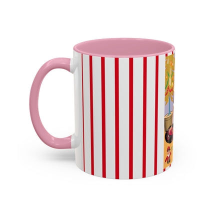 Art Deco Christmas Colorful Mugs (11oz, 15oz)