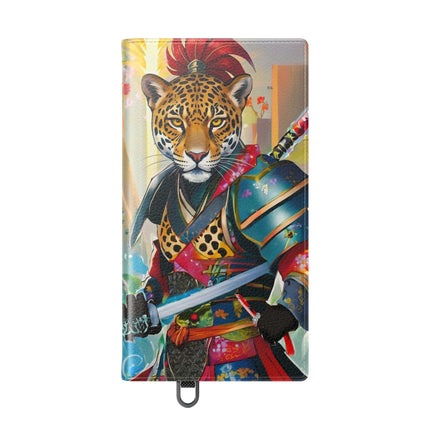 🐆⚔️ Circuit Samurai Jaguar Flip Case – Neon Power & Electric Honor