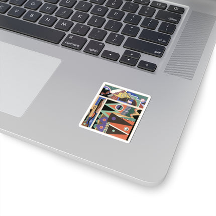 Collection decors et couleurs Pl.03 by Georges Valmiers Kiss-Cut Stickers (4 Sizes)