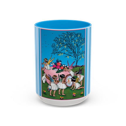 Enchanted Easter Gathering Colorful Mugs (11oz, 15oz)