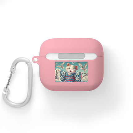 Geisha Kitten by the Seaside AirPods and AirPods Pro Case