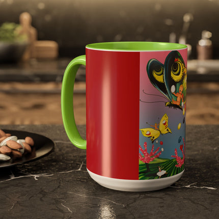 Flight Of Easter Delight Colorful Mugs (11oz, 15oz)