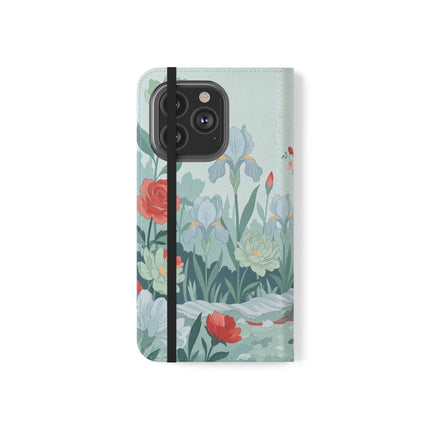 🌹💌 The Secret Rose Garden Courtship Flip Case – Art Deco Floral Romance