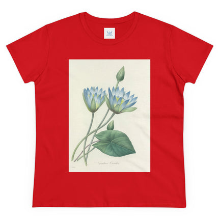 Choix des plus belles fleurs, Plate 055 by Pierre Joseph Redouté  Women's Midweight Cotton Tee
