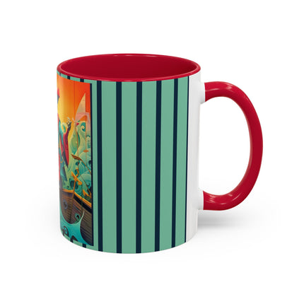 Skeleton Crew of the Misty Seas Colorful Mugs (11oz, 15oz)