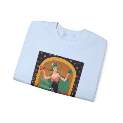 May & Emerald (from the Gem Series) by Sofia Chiostri Heavy Blend™ Crewneck Sweatshirt