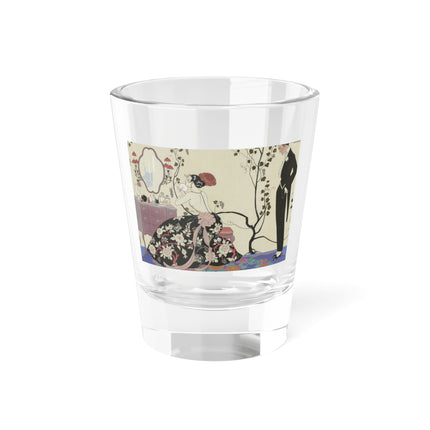 Le Grand Décolletage by George Barbier Shot Glass, 1.5oz