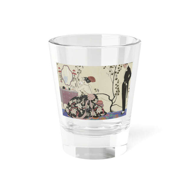 Le Grand Décolletage by George Barbier Shot Glass, 1.5oz