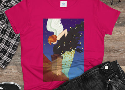 The Christmas Angel Women's Midweight Cotton Tee