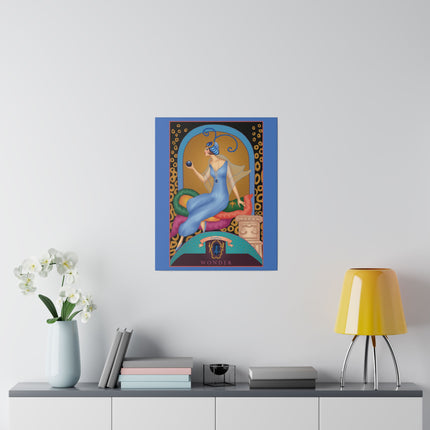 September & Sapphire – Sofia Chiostri’s Celestial Art Deco Canvas