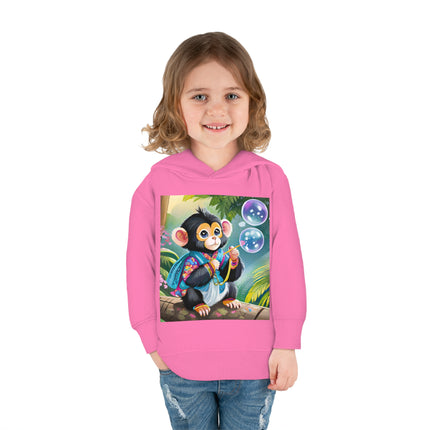 Bubble Magic in the Jungle Toddler Pullover Fleece Hoodie