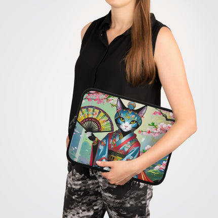 Cyberpunk Geisha Laptop Sleeve