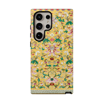 Yellow Botanical Pattern by Owen Jones Phone Cases