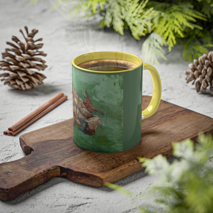 Crab on its Back by Vincent Van Gogh Colorful Mugs, 11oz
