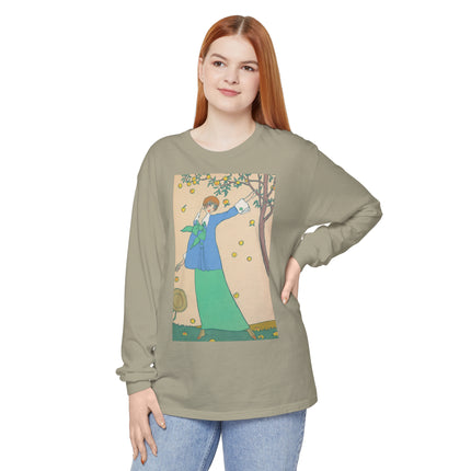 Le Verger by Georges Lepape Garment-dyed Long Sleeve T-Shirt