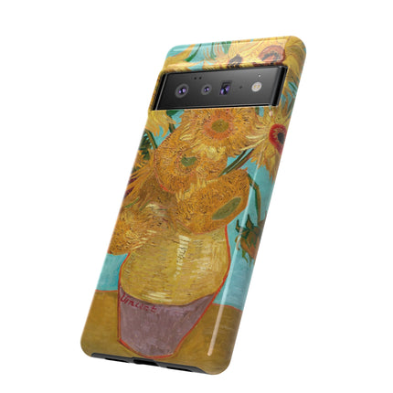 Vase with Twelve Sunflowers by Vincent Van Gogh Phone Cases