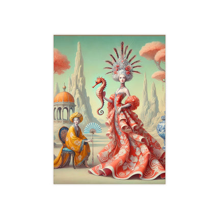 The Seahorse Court Ceramic Tile