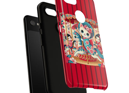 Geisha Kitten's Enchanted Carousel Phone Cases