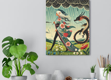 The Dragon Fairy’s Stride Giclée Art Print