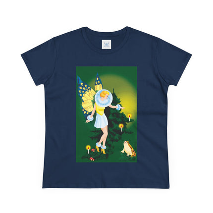 The Enchanted Encounter Women's Midweight Cotton Tee