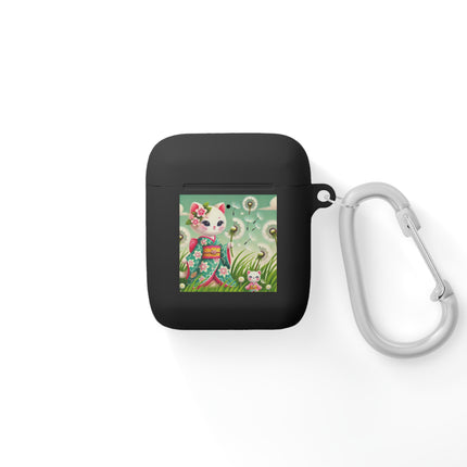 Geisha Kitten and the Dandelion Wish AirPods and AirPods Pro Case