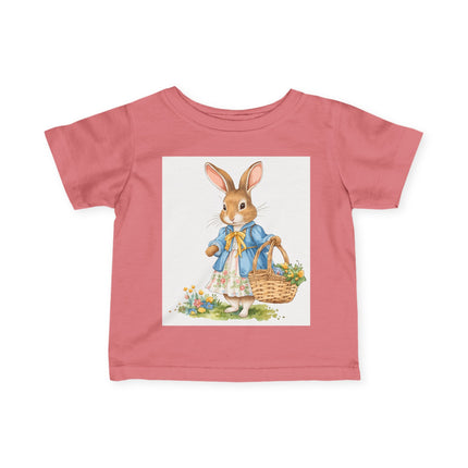 🐰🌼 The Little Spring Bunny Infant Fine Jersey Tee – Whimsical Woodland Charm