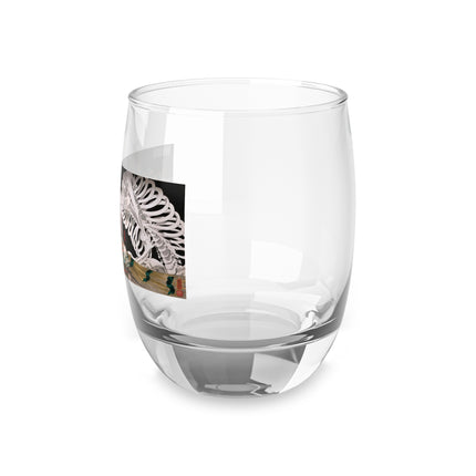 Mitsukuni Defying the Skeleton Spectre by Utagawa Kuniyoshi Whiskey Glass