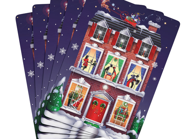 A Christmas Eve Celebration Playing Cards